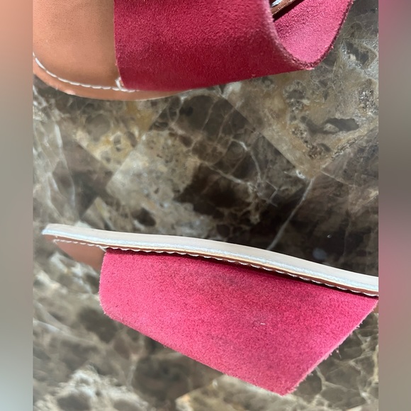 Beach by Matisse Cabana Red Suede Slide Sandals - Picture 9 of 14